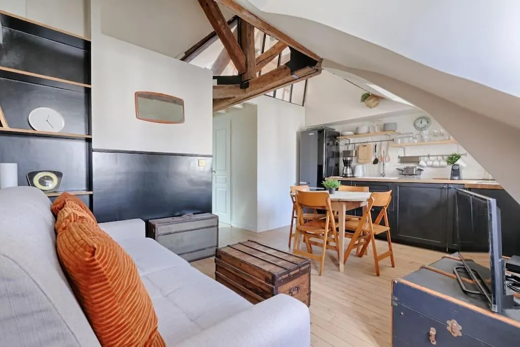 Mykeypers - Fantastic Designed Parisan Loft 2Br/6P- Le Marais location