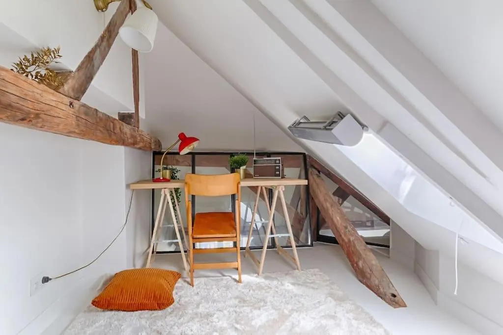 Mykeypers - Fantastic Designed Parisan Loft 2Br/6P- Le Marais Daire